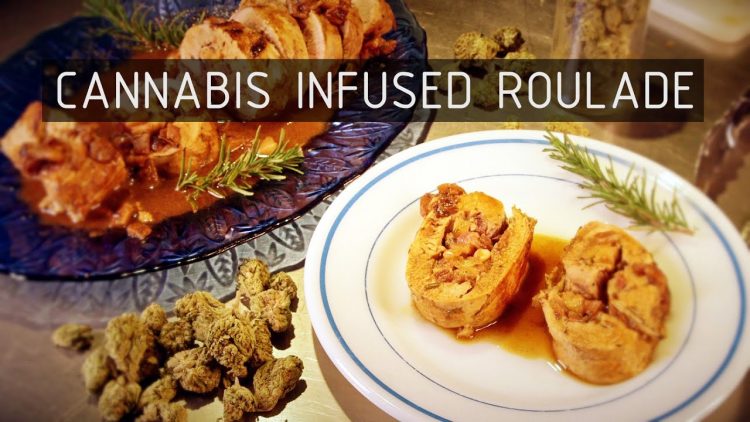 Cannabis Infused Apple/ Rosemary Pork Roulade Recipe: Cannabasics #131